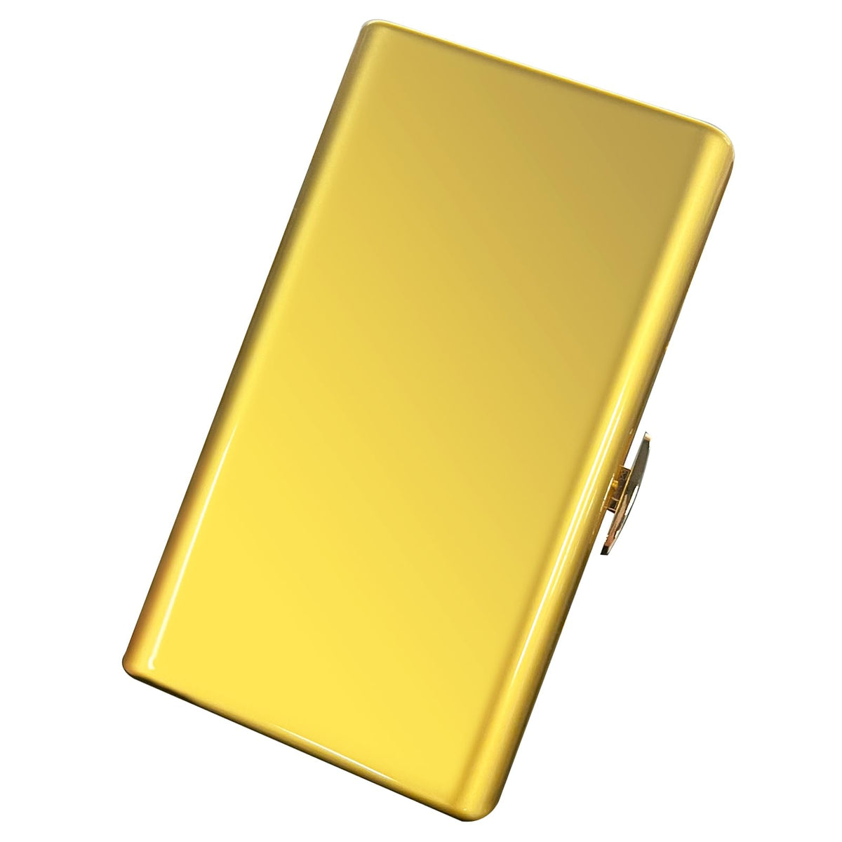 Stylish Design Retro Metal Cigarette Case -Double Sided Spring Clip Open Cigarette,Pocket Holder Credit Card Holder Protective Security Wallet for Men and Women,Holds 18-20 100mm (Vine Bronze)