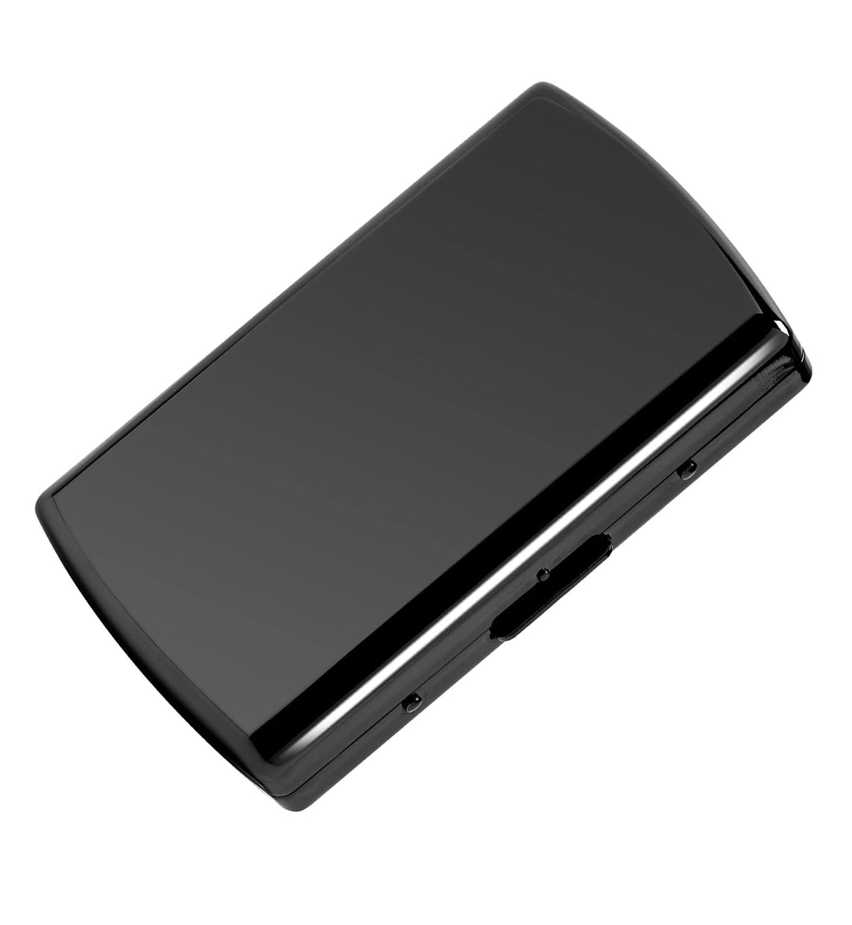 Vintage Slim Metal Cigarette Case & Dispenser - Small Cigarette Holder Case/Box,Fit for 85mm Cigarettes 12pcs-Does Not Fit 100s or Credit Cards (Bronze)
