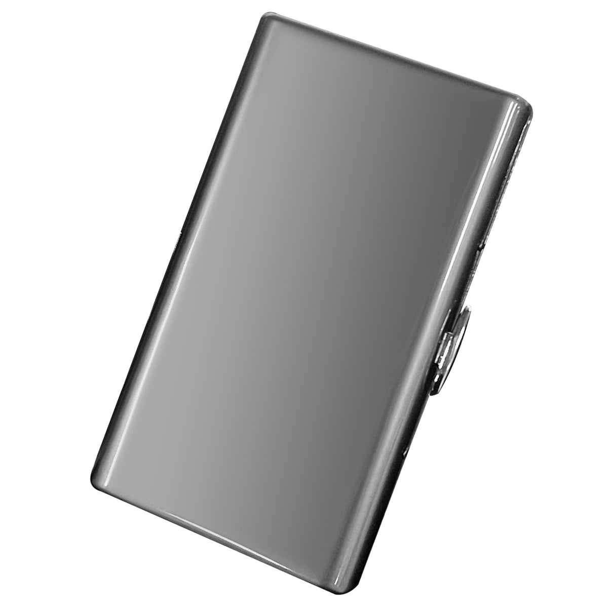 Stylish Design Retro Metal Cigarette Case -Double Sided Spring Clip Open Cigarette,Pocket Holder Credit Card Holder Protective Security Wallet for Men and Women,Holds 18-20 100mm (Vine Bronze)