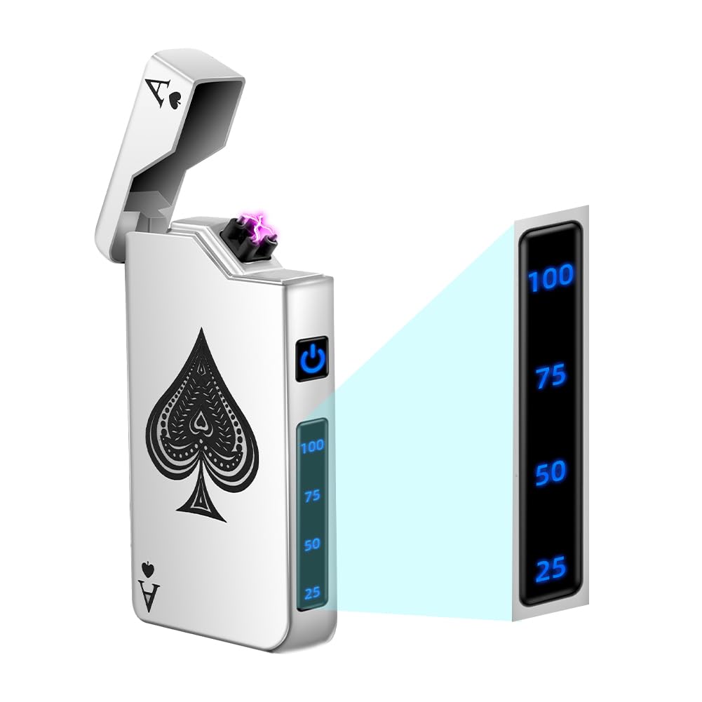 Electric Lighter Rechargeable Plasma Lighter Men Cool Ace Pocket Lighters