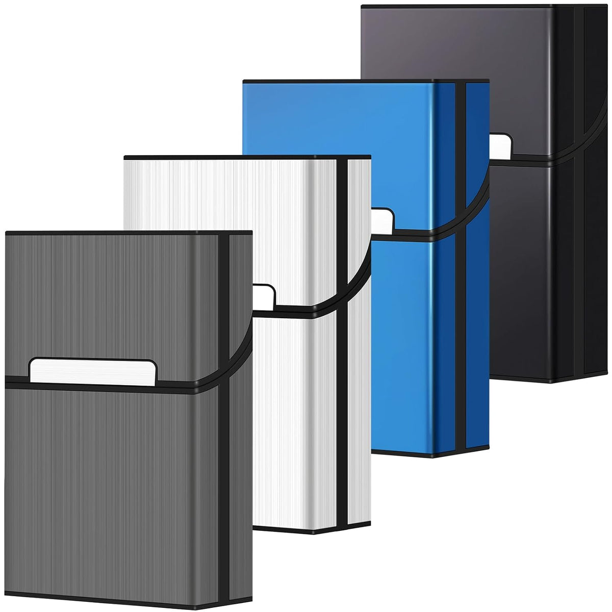 roygra Magnetic Cigarette Case (4 Pack), Daily Pre Roll Cone Holder Case