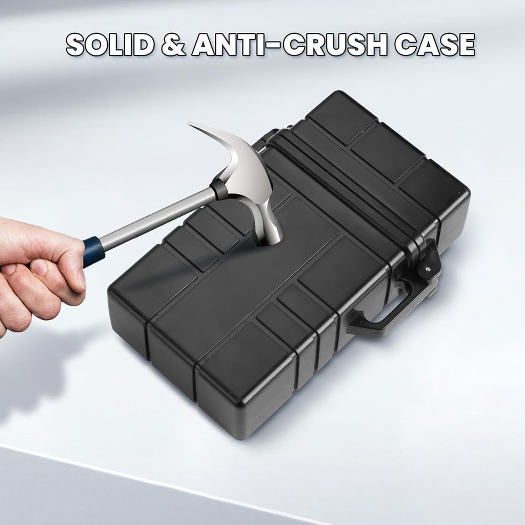 Waterproof Case, Airtight Holder Case, EDC Survival Container