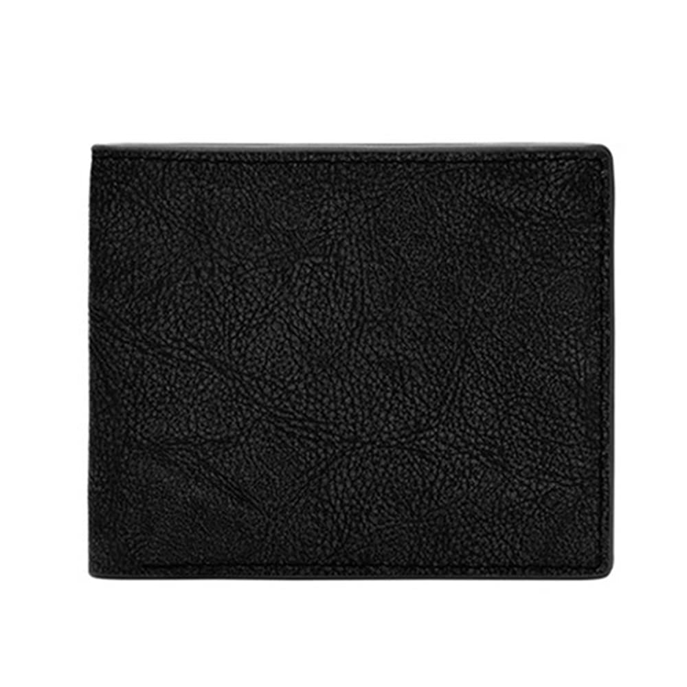 Fossil Men's Derrick Leather Slim Wallet for Men, Minimalist Magnetic Money Clip Bifold Front Pocket Wallet, Brown