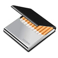 Portable Slim Leather Cigarette Case Ultrathin Box for Hold 10 Regular Size