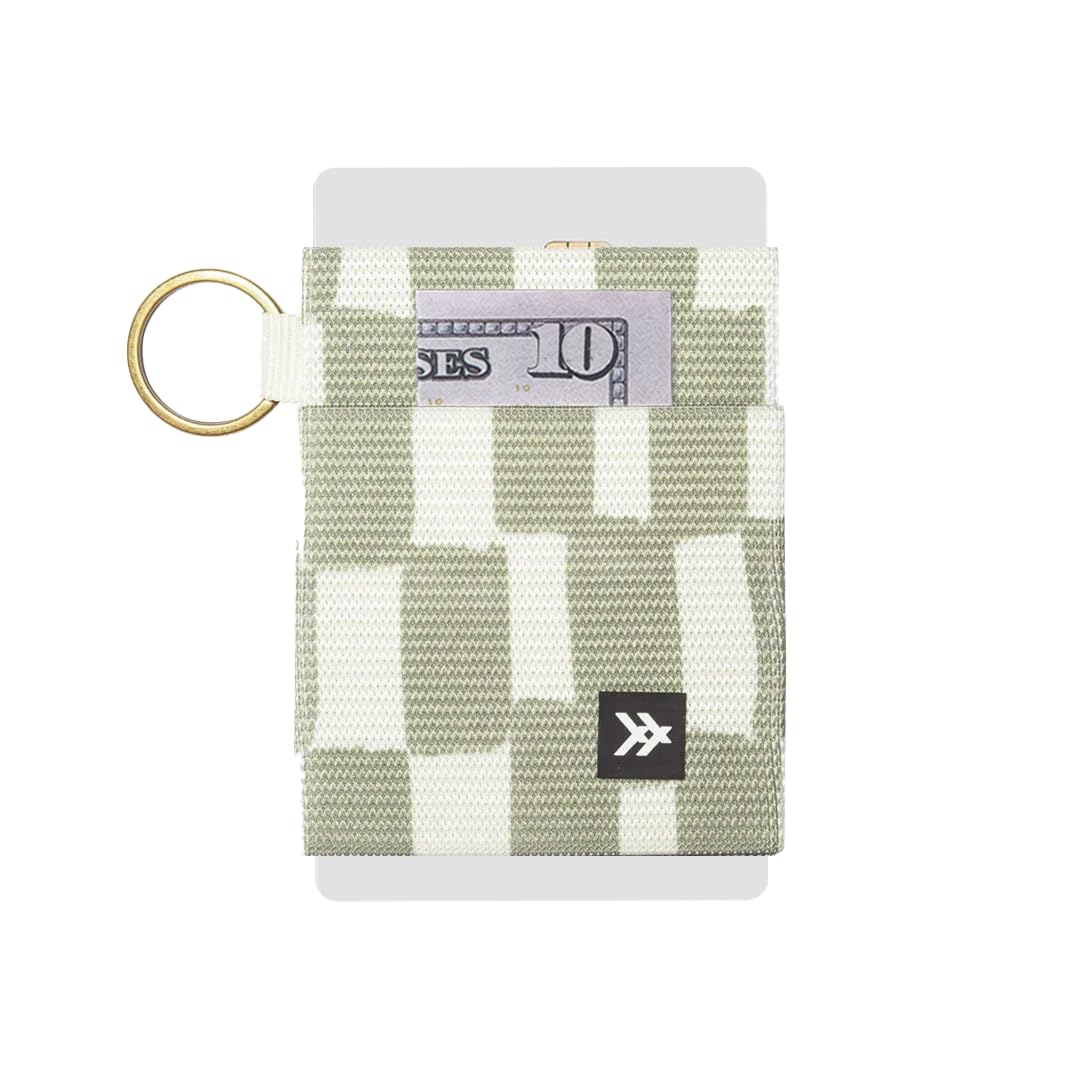 Thread Wallets Ultra Slim Minimalist Card Holder Wallet for Men and Women (Luna (Beige), One Size)
