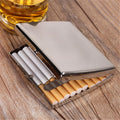 Metal Cigarette Case King Size 85mm 20 Capacity Heavy-Duty, Moisture-Proof, Secure Clasp - Portable Compact Design w/Gift Box (95x83x18mm)