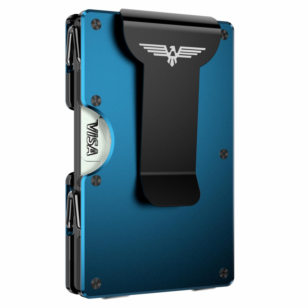 Lenvoten Upgraded Hinged Minimalist Wallet for Men, RFID Blocking Wallet