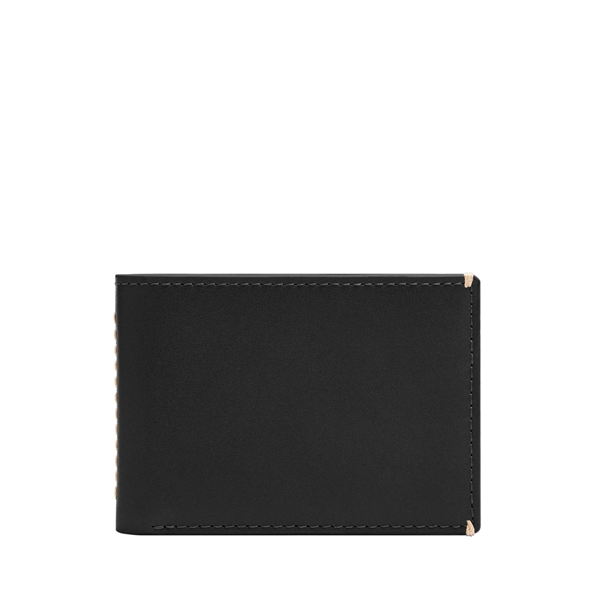 Fossil Men's Derrick Leather Slim Wallet for Men, Minimalist Magnetic Money Clip Bifold Front Pocket Wallet, Brown