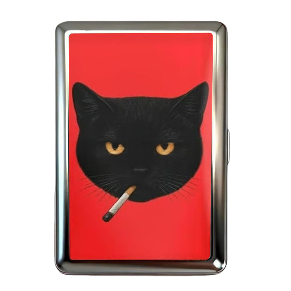 2026 New Vintage Versatile Metal Case with Easy Snap, Vintage-Style Versatile Card & Cash Case, Elegant and Rebellious Card Box for Credit Cards Cash Id Business Cards (Leopard)