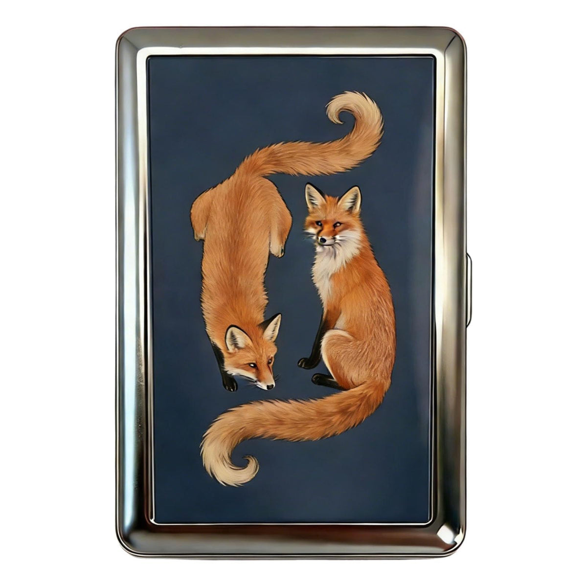 2026 New Vintage Versatile Metal Case with Easy Snap, Vintage-Style Versatile Card & Cash Case, Elegant and Rebellious Card Box for Credit Cards Cash Id Business Cards (Leopard)