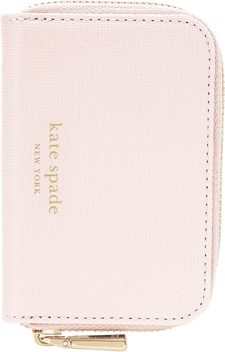 kate spade new york Devin Zip Magnetic Card Holder/Wallet - Chalk Pink