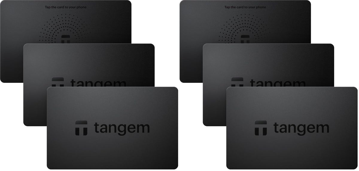 TANGEM Crypto Wallet Pack of 2 – Trusted Cold Storage Hardware Wallet