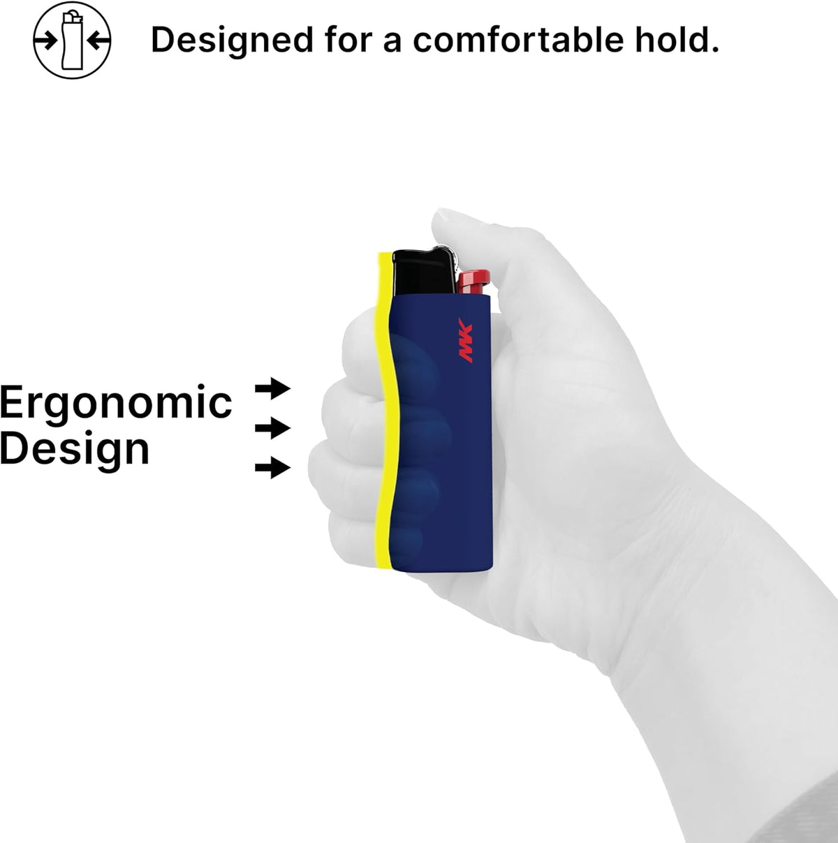 MK 10pcs Lighters 9G Flint Strike Refillable Lighter,Striking Design, Ideal as Lighters for Candle, BBQ, Butane Lighter, Classic Pocket (9G-HUE-10PC)