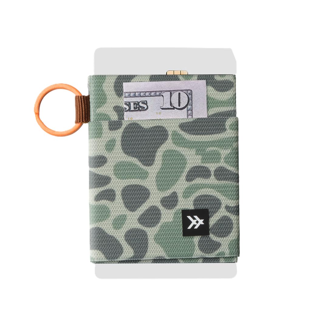 Thread Wallets Ultra Slim Minimalist Card Holder Wallet for Men and Women (Luna (Beige), One Size)