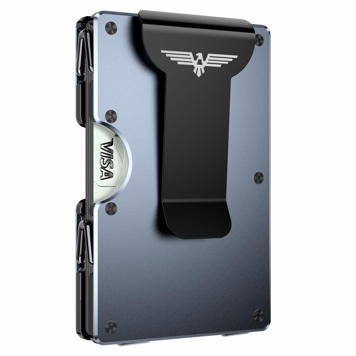 Lenvoten Upgraded Hinged Minimalist Wallet for Men, RFID Blocking Wallet