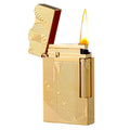 Sanji Lighter, Vintage Trench Lighter, Butane Refillable Lighters, Copper Gas Lighters for Men Dad Husband (Fuel Not Included)