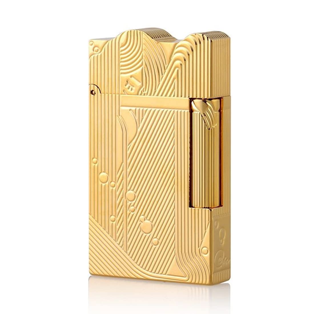 Sanji Lighter, Vintage Trench Lighter, Butane Refillable Lighters, Copper Gas Lighters for Men Dad Husband (Fuel Not Included)