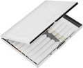 Extra Slim Stainless Steel Cigarette Case Holds 9 Cigarette (Regular Size 84mm and King Size)