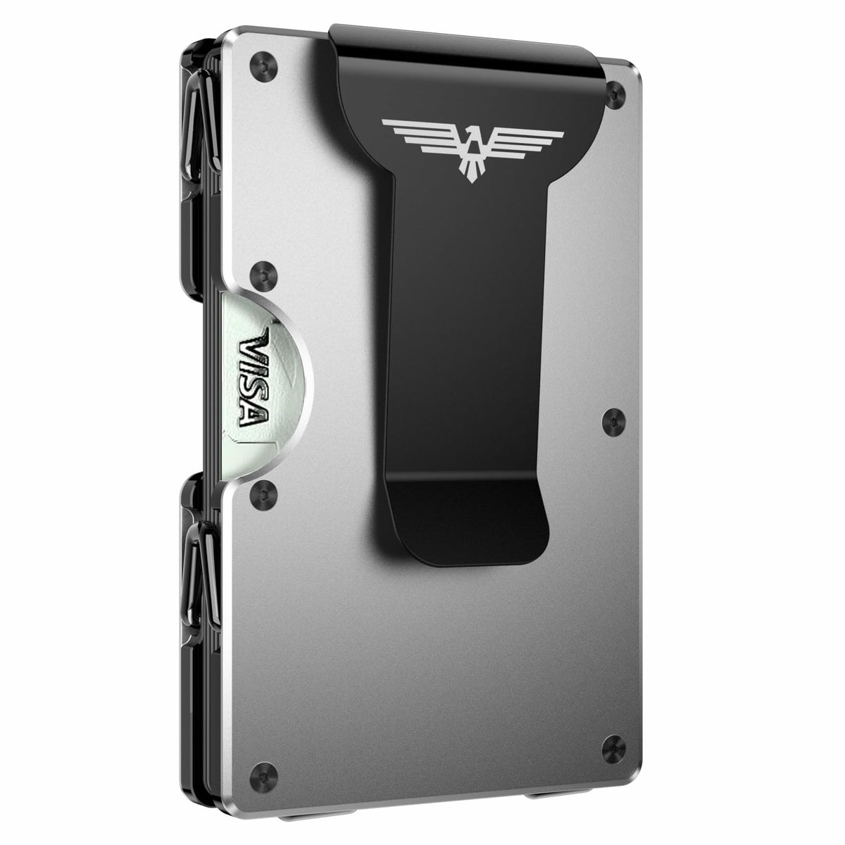 Lenvoten Upgraded Hinged Minimalist Wallet for Men, RFID Blocking Wallet