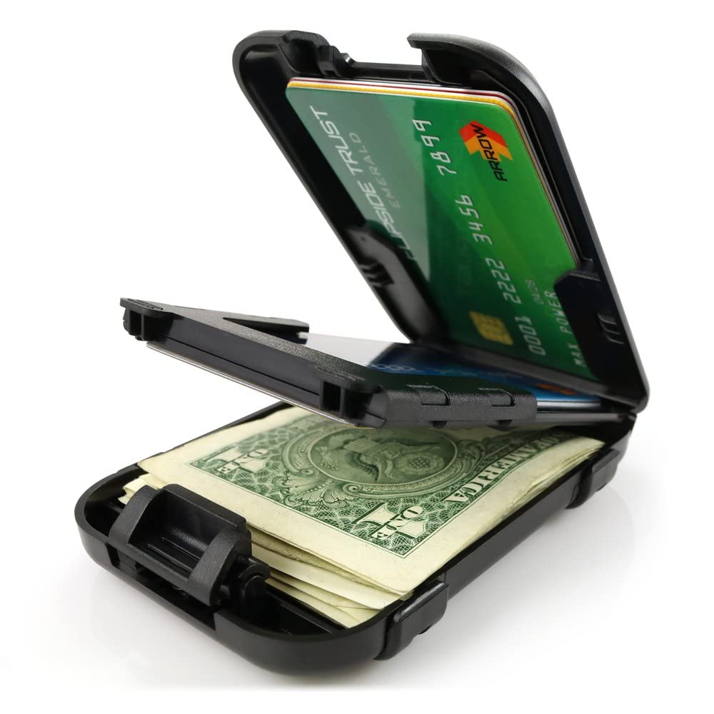 Flipside Wallets 4 RFID Blocking Wallet for Men with Removable Money Clip - Slim, Secure and Crush Resistant