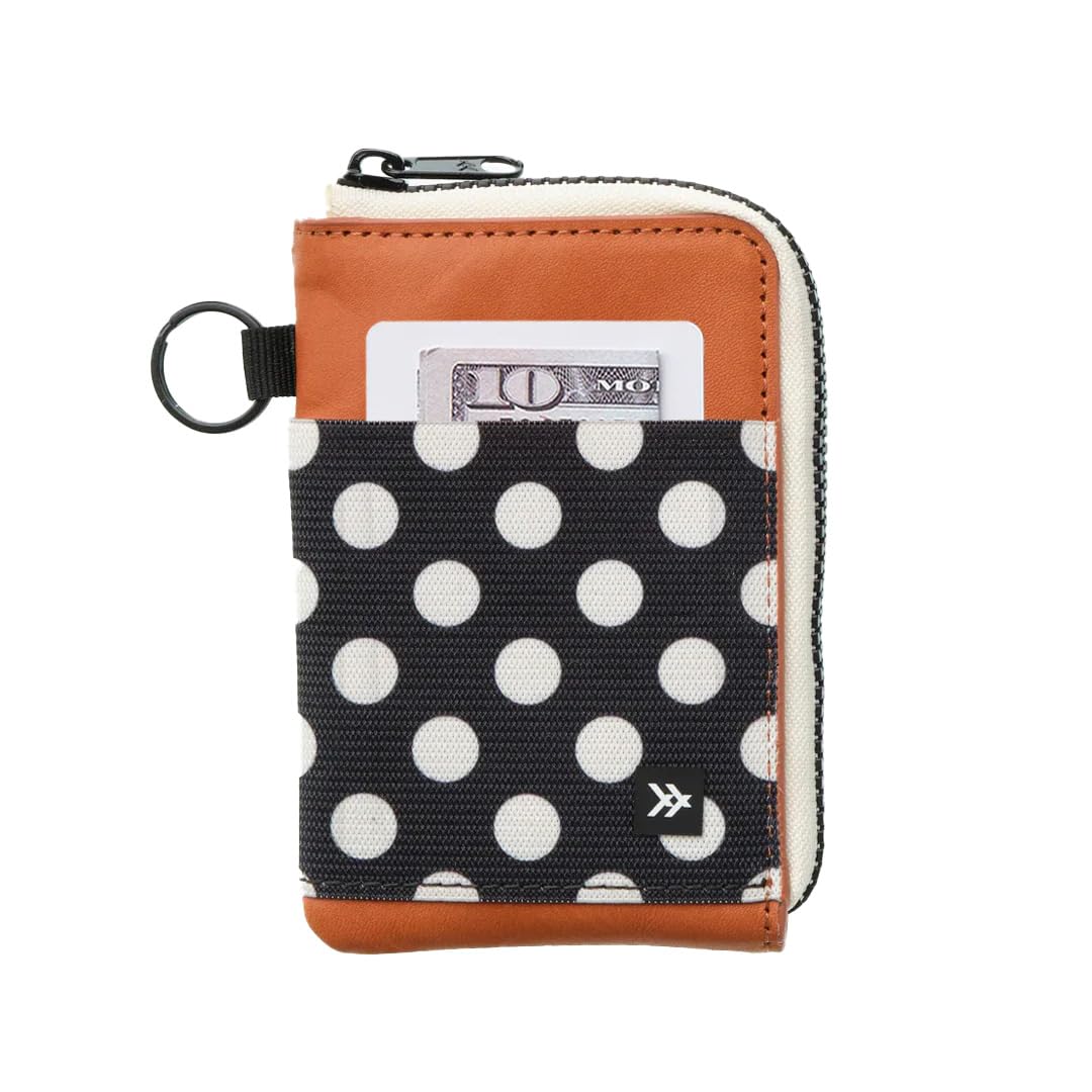 Thread Wallets RFID Blocking Leather Zip Wallet with Card Holder for Men and Women (Blossom)