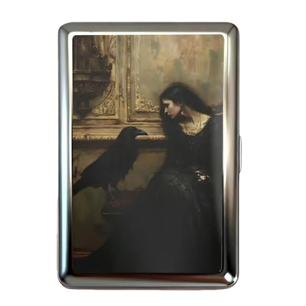 2026 New Vintage Versatile Metal Case with Easy Snap, Vintage-Style Versatile Card & Cash Case, Elegant and Rebellious Card Box for Credit Cards Cash Id Business Cards (Leopard)