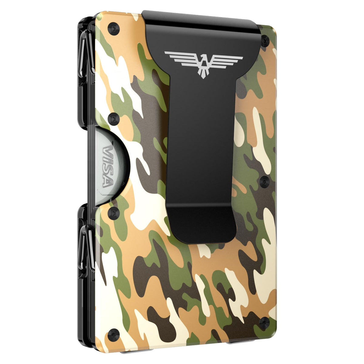 Lenvoten Upgraded Hinged Minimalist Wallet for Men, RFID Blocking Wallet