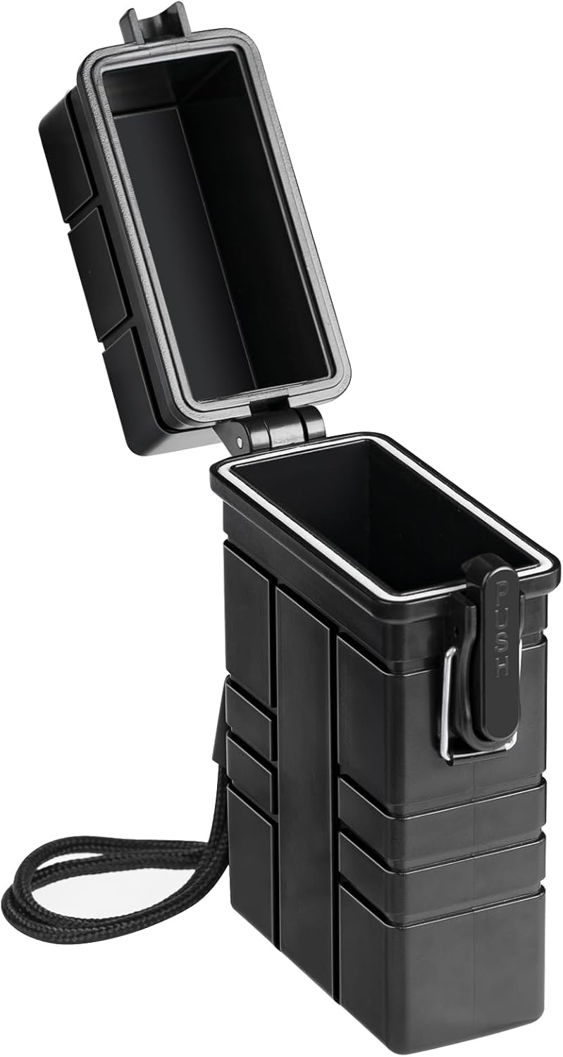 Waterproof Case, Airtight Holder Case, EDC Survival Container