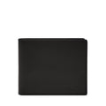 Fossil Men's Wallet, Derrick Leather RFID-Blocking Wallet, Bifold with Flip ID, Dark Brown