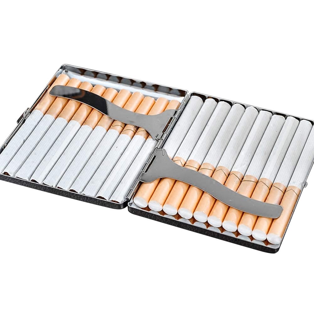 Metal Cigarette Case Box Holds 20 Cigarettes for 84mm