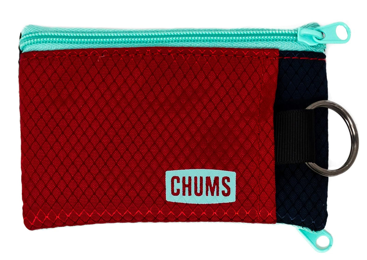 Chums Surfshorts Wallet - Minimalist Keychain Wallet for Men