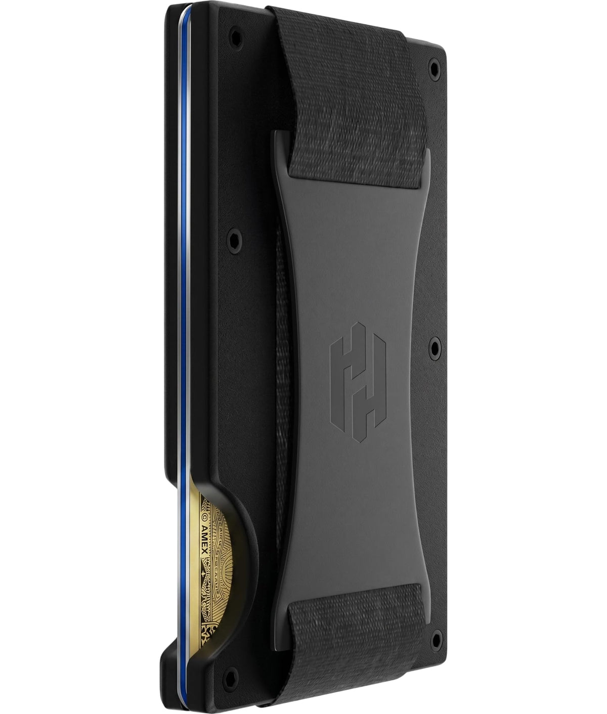Hayvenhurst Wallet for Men - Slim RFID Blocking Metal Wallet with Money Clip, Minimalist Front Pocket Credit Card Holder, Small Mens Wallet
