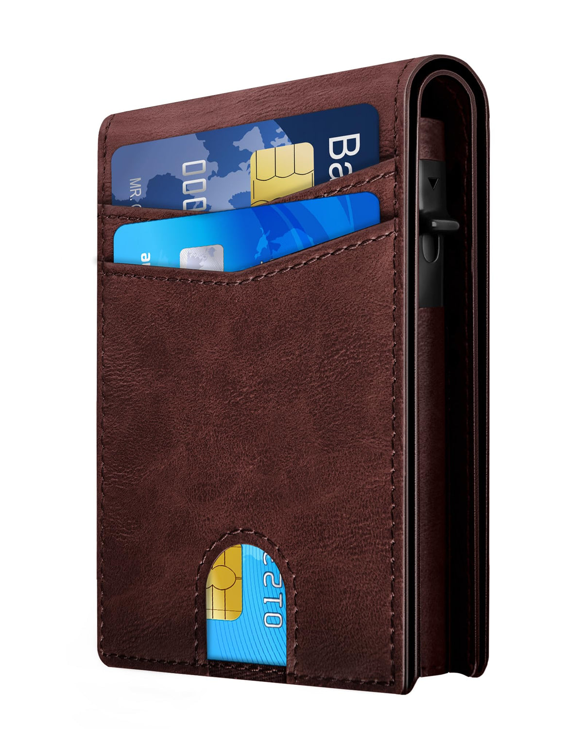 2026 Wallet for Men - RFID Blocking Slim Minimalist Wallet, Carbon Fiber