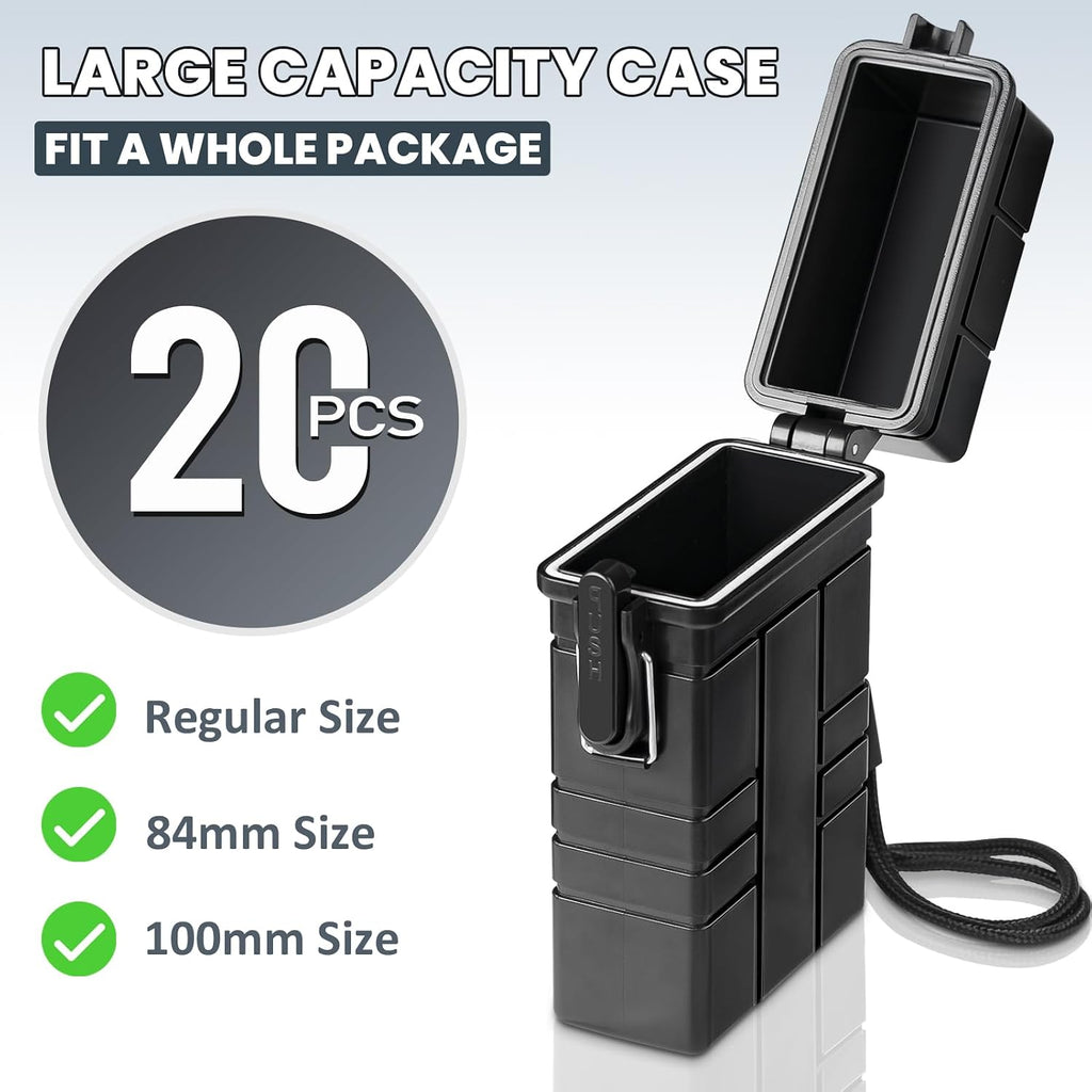 Waterproof Case, Airtight Holder Case, EDC Survival Container
