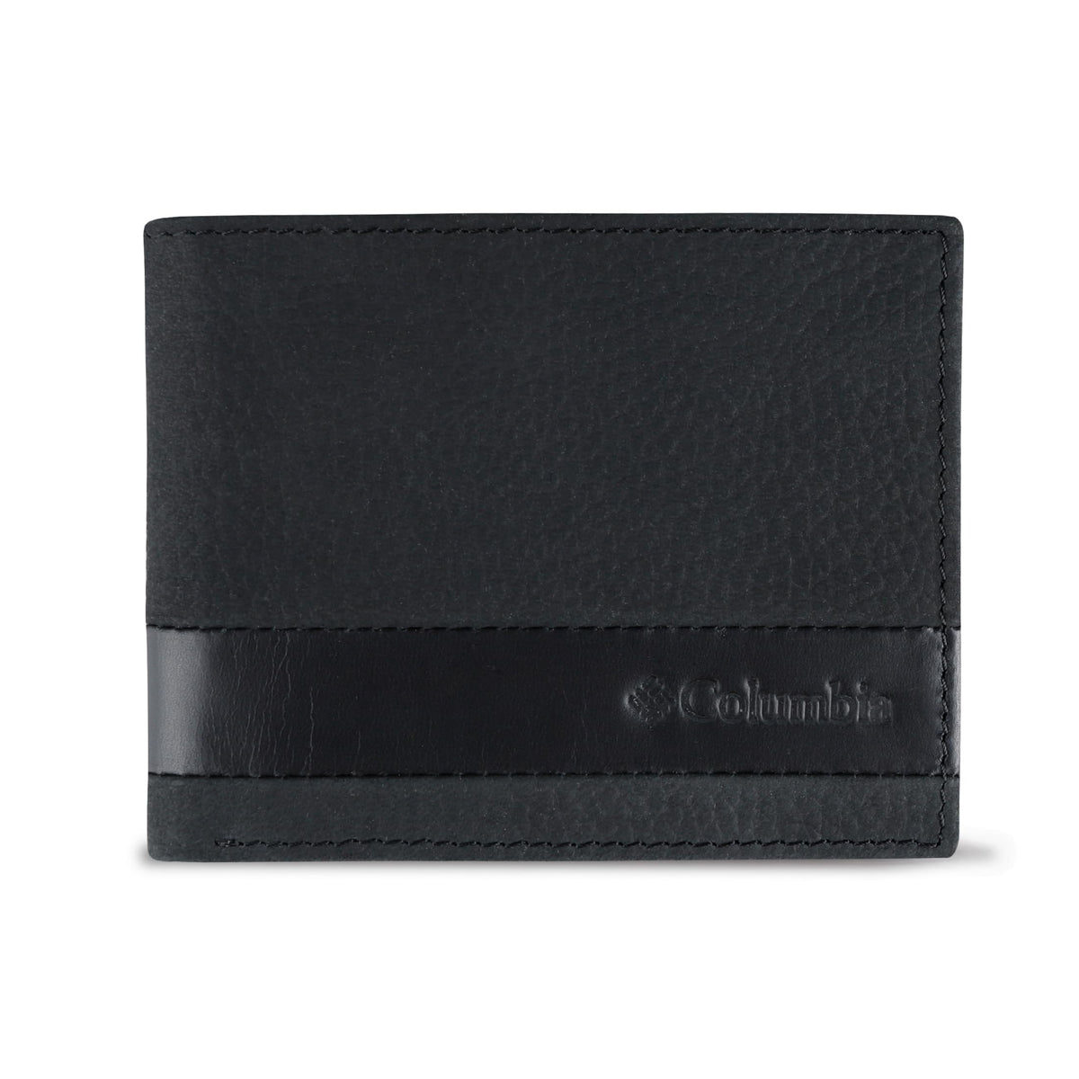 Columbia mens RFID Slim Bifold Wallet With ID Window Dark Tan