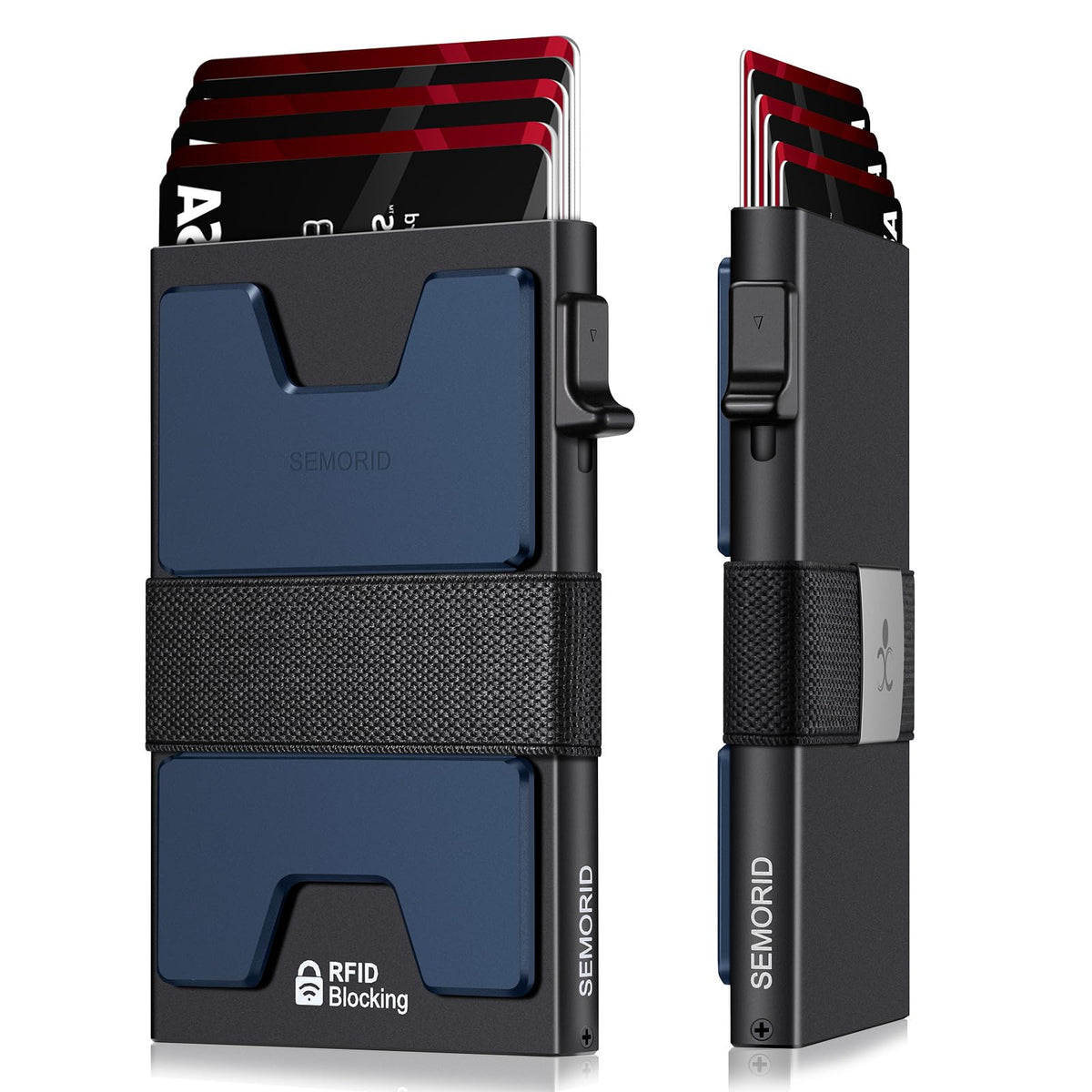 SEMORID RFID Blocking Slim Card Holder Wallet for Men Wallet Minimalist