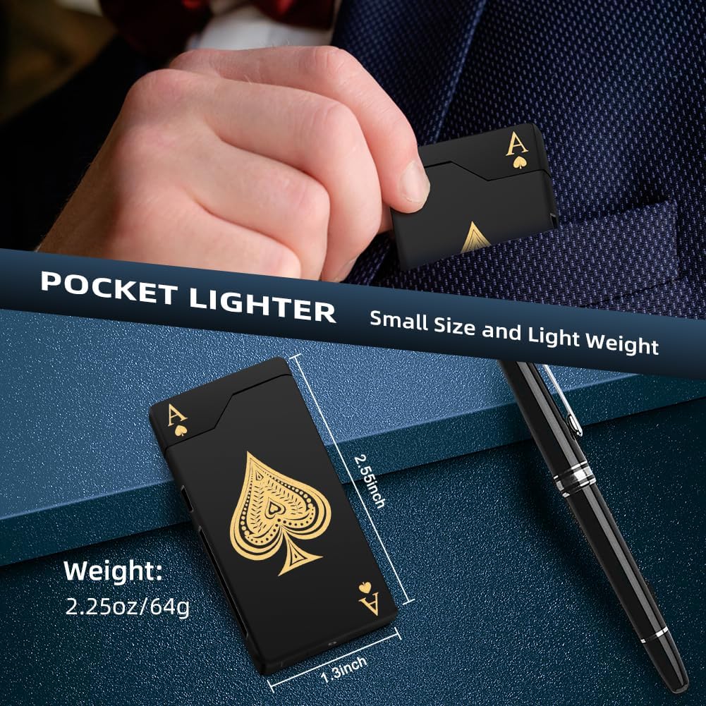 Electric Lighter Rechargeable Plasma Lighter Men Cool Ace Pocket Lighters