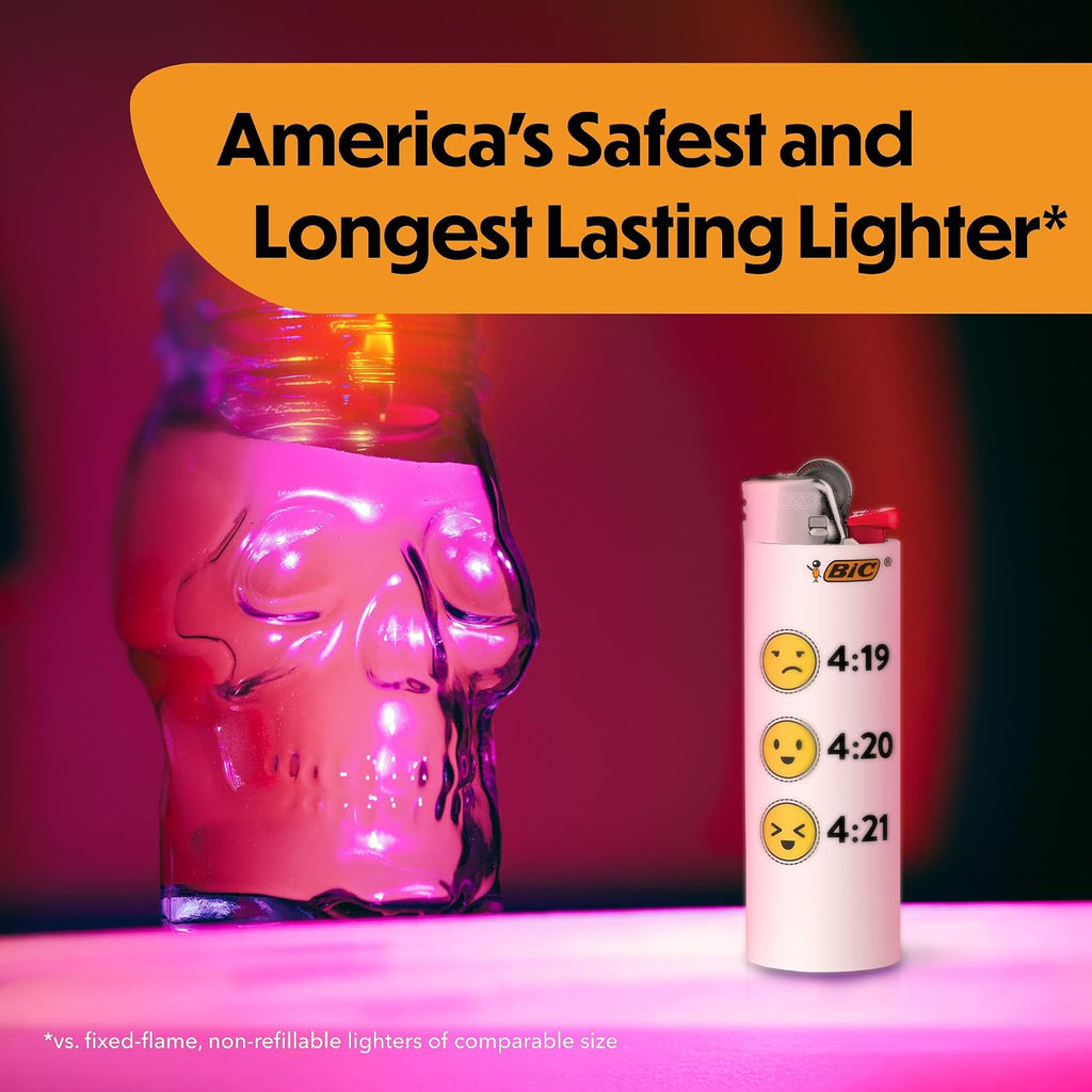 BIC Maxi Pocket Lighters, Safe and Reliable, Best Buds Series, 8-Count