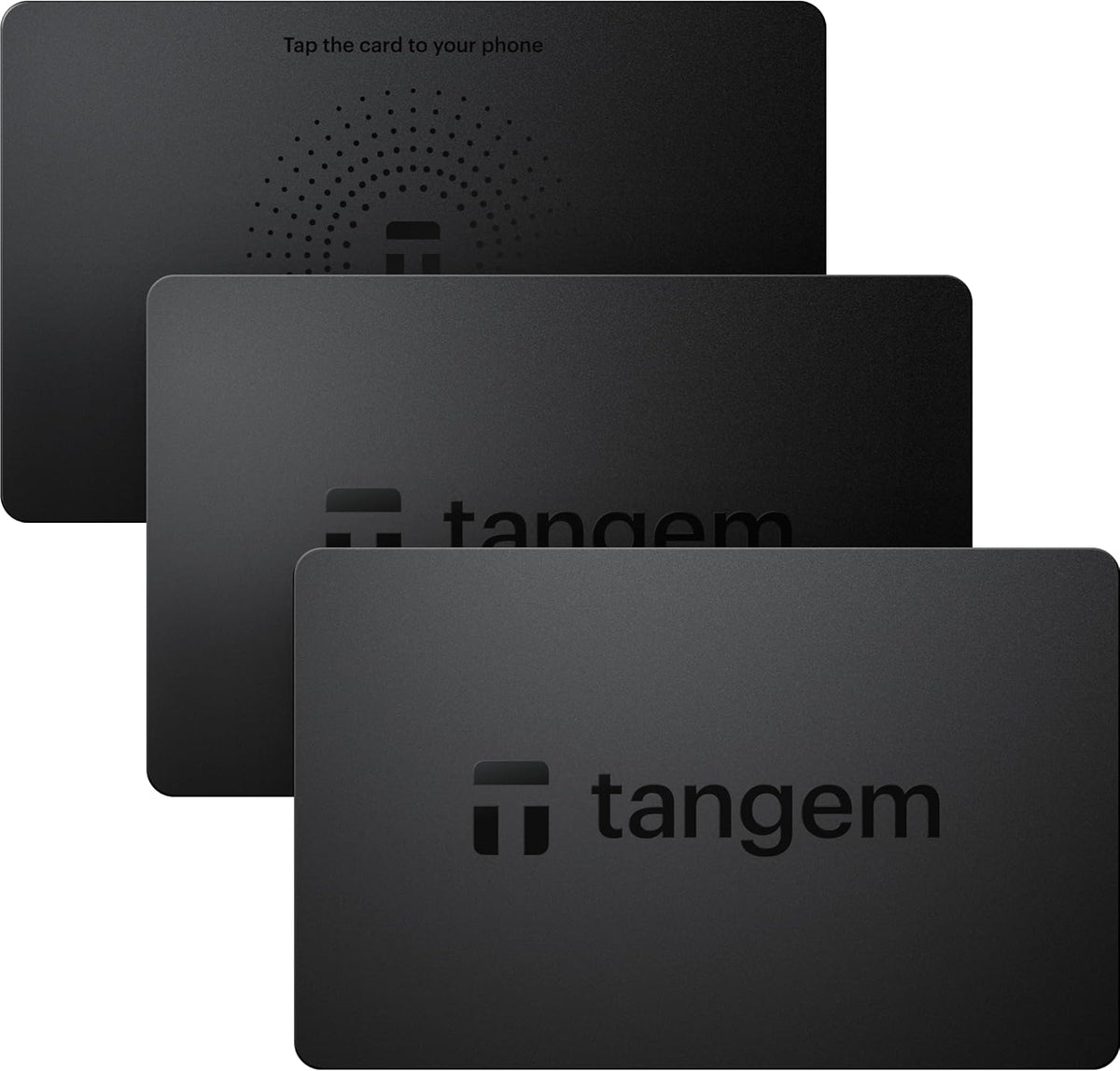 TANGEM Crypto Wallet Pack of 3 – Trusted Cold Storage Hardware Wallet