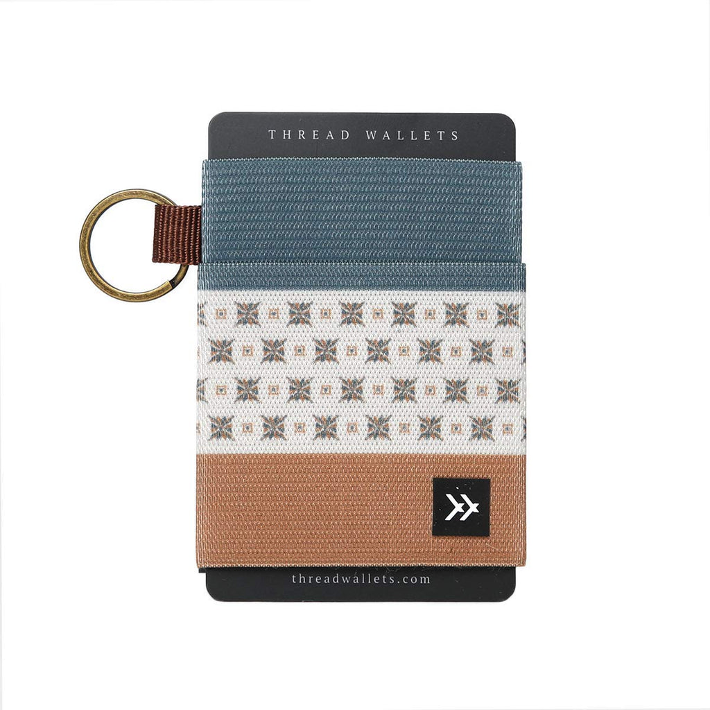 Thread Wallets Ultra Slim Minimalist Card Holder Wallet for Men and Women (Luna (Beige), One Size)