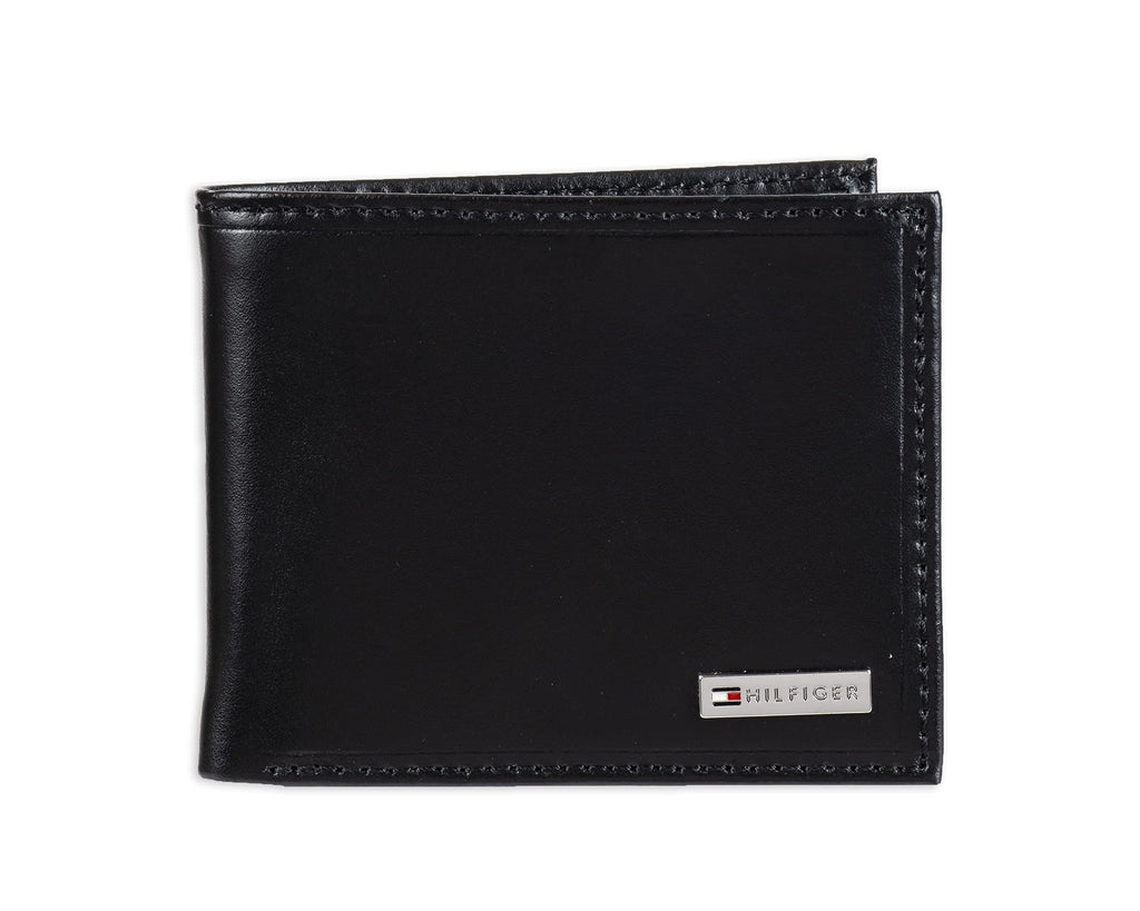 Tommy Hilfiger Men's Leather Orson RFID Bifold Wallet with Removable Passcase