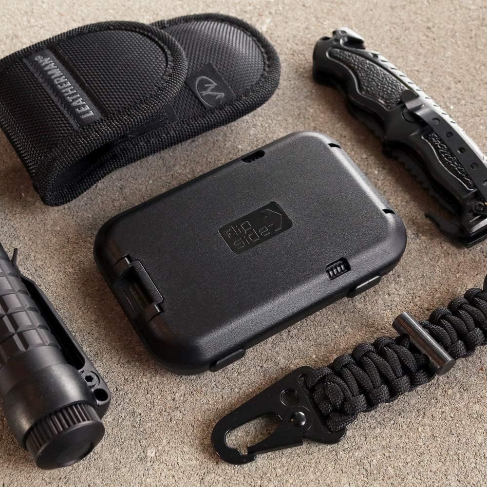Flipside Wallets 4 RFID Blocking Wallet for Men with Removable Money Clip - Slim, Secure and Crush Resistant