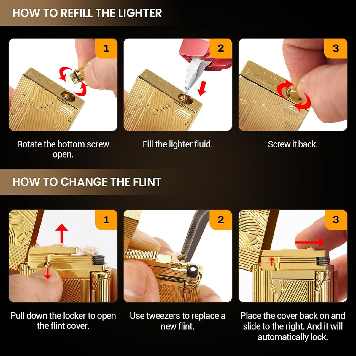 YUSUD One Piece Sanji Lighter - Vintage Trench Cool Lighters Fluid Refill, Antique Copper Lighter, Unique Table Lighter Gifts for Men Woman Dad (Fuel Not Included)
