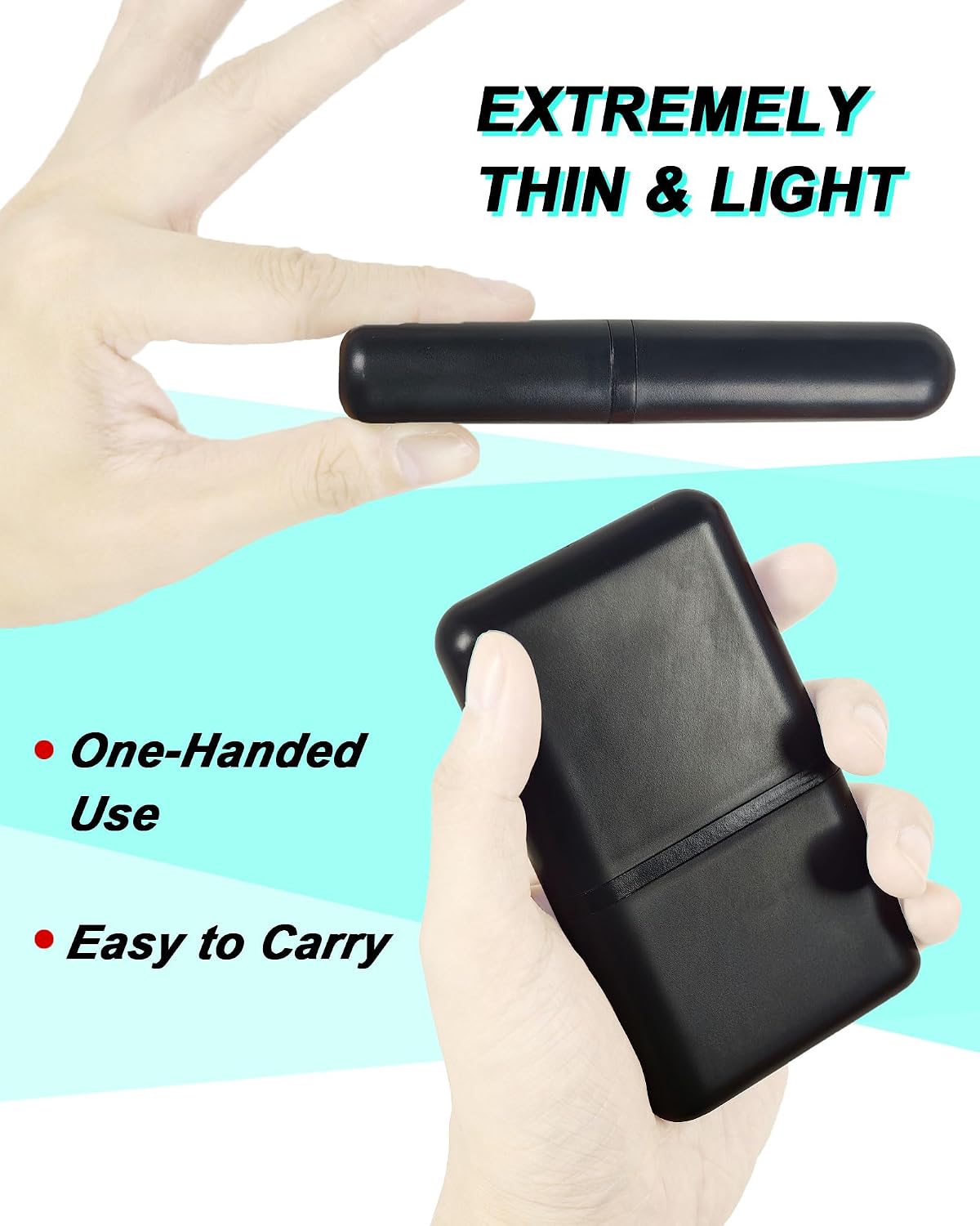Smell Proof King Size Pre Roll Cone Holder Case, Portable Cigarette Case