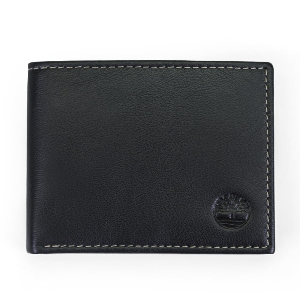 Timberland Men's Leather Wallet With Attached Flip Pocket