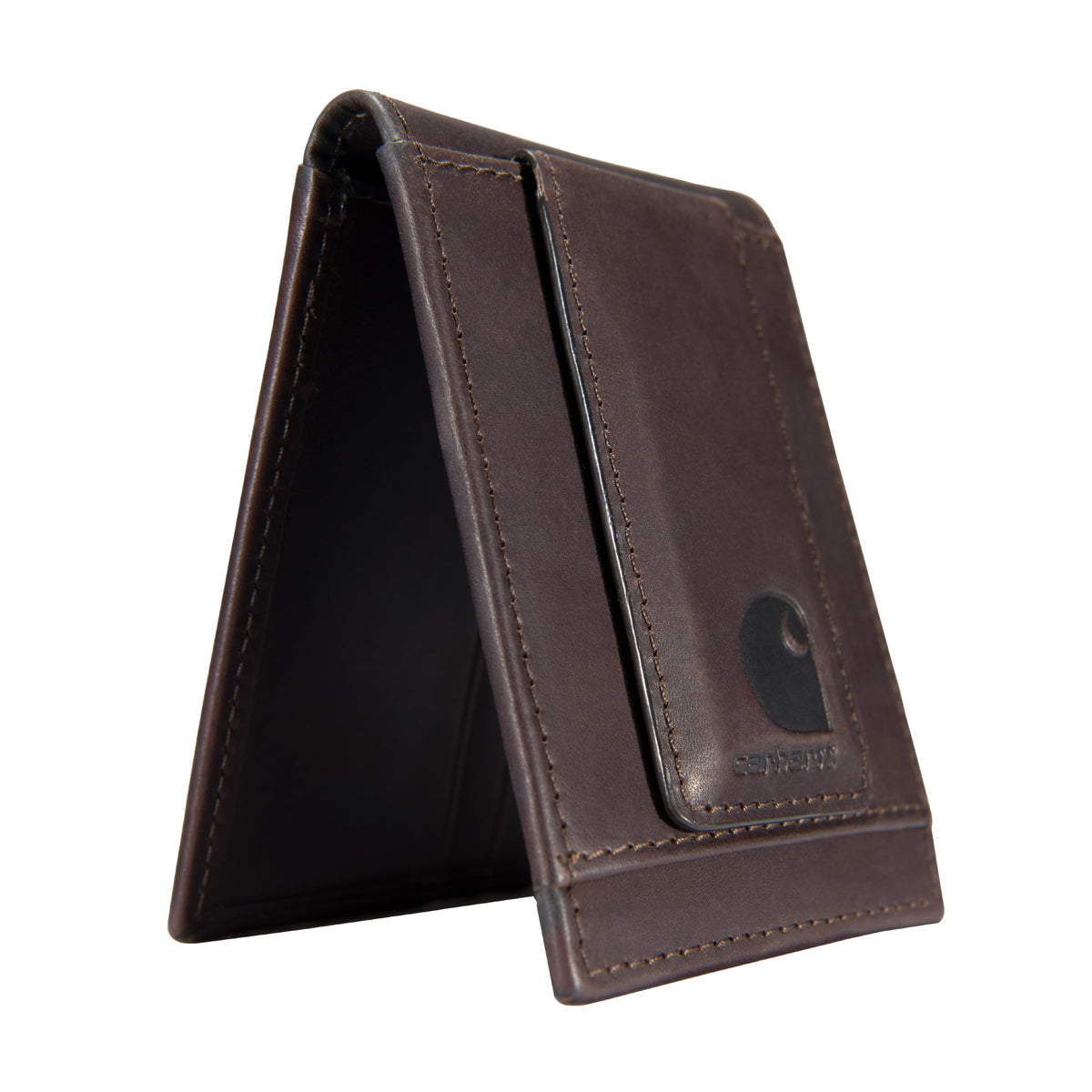 Carhartt Oil Tan Leather Passcase Wallet Brown