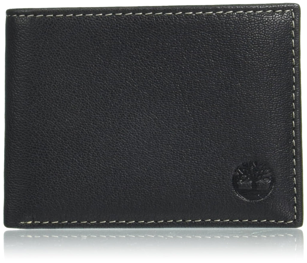 Timberland Men's Genuine Leather Passcase Security RFID Wallet