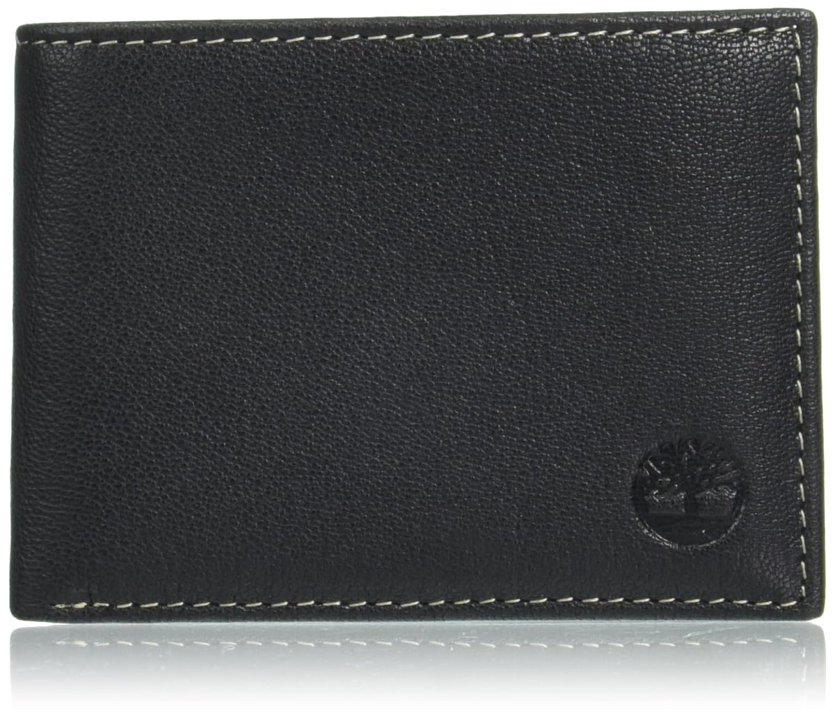 Timberland Men's Genuine Leather Passcase Security RFID Wallet