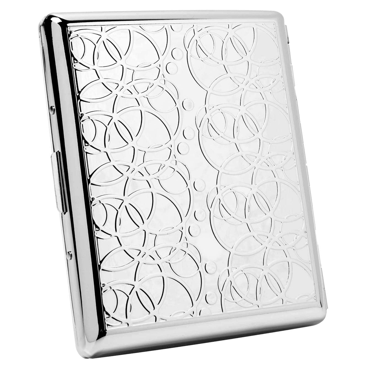 Goshentech Retro Metal case,Plated Bronze,20 Capacity,for Men and Women (Bronze,100mm King Size)