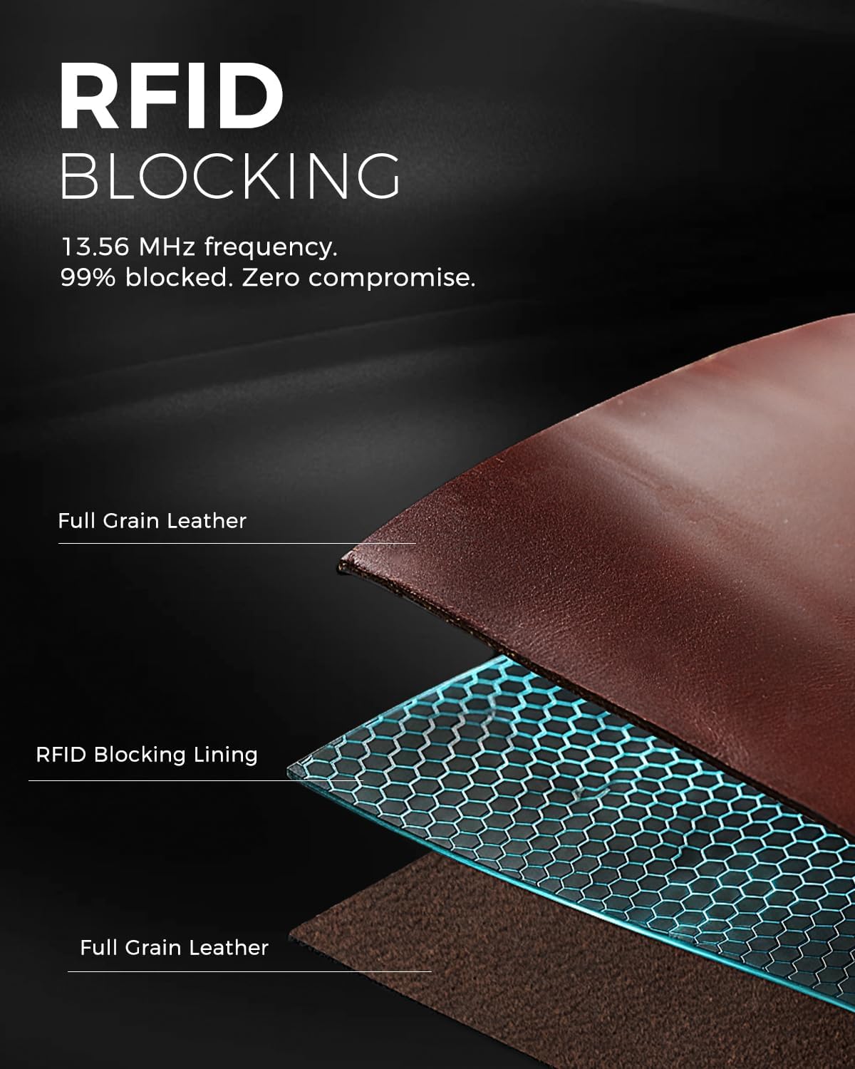LORZOR Passport Holder for Travel: RFID Blocking Full Grain Leather Passport Wallet for Men - Slim Minimalist Bi-fold Passport Cover for Air Ticket Credit Card Bills Coin, Gift Boxed (Brown)